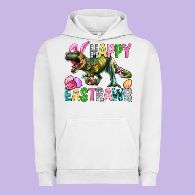 Happy Eastrawr Easter Urban Hoodie Designed By Bundleandbundleshop