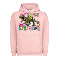Pigment Salmon Happy Eastrawr Easter Urban Hoodie - BundleAndBundleShop