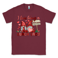 Burgundy i love being a lunch lady Classic Tee - MaliasSmallBusiness
