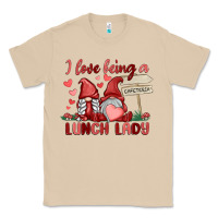 Mushroom i love being a lunch lady Classic Tee - MaliasSmallBusiness