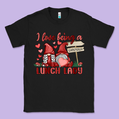 I Love Being A Lunch Lady Classic Tee Designed By Maliassmallbusiness