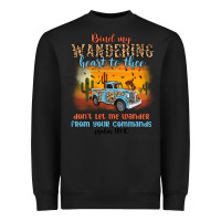 Black bind my wandering heart to thee Heavyweight Sweatshirt - MaliasSmallBusiness