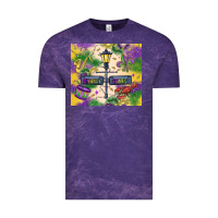 Cloud Purple mardi gras street lights Vintage Tee - MaliasSmallBusiness