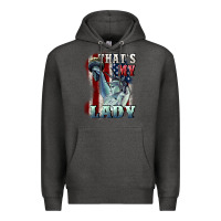 Charcoal Heather thats my lady Premium Hoodie - CowGirlArtShop