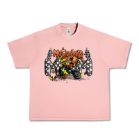 Salmon motocross mom Urban Heavy Tee - MaliasSmallBusiness