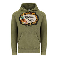 Vintage Olive Blessed Sister Vintage Hoodie - Jasminsmagicworld