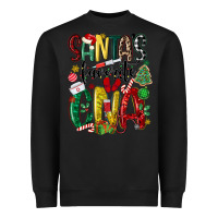 Black santas favorite cna nurse Heavyweight Sweatshirt - MaliasSmallBusiness