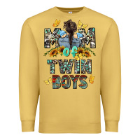Antique Gold mom of twin boys mother's day Premium Sweatshirt - CowGirlArtShop