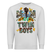 Dove Grey mom of twin boys mother's day Premium Sweatshirt - CowGirlArtShop