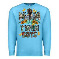 Ocean Blue mom of twin boys mother's day Premium Sweatshirt - CowGirlArtShop