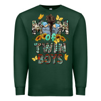 Sports Green mom of twin boys mother's day Premium Sweatshirt - CowGirlArtShop
