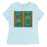 Baby Blue western boss lady Ladies Tee - HRA Design Shop