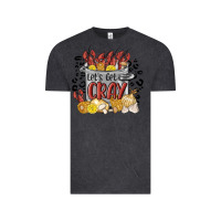 Vintage Black let's get cray crawfish boil Vintage Tee - MaliasSmallBusiness