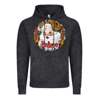 Vintage Black believe Santa Claus Christmas Vintage Hoodie - Jasminsmagicworld