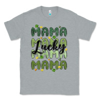 Heather Grey lucky mama Classic Tee - MaliasSmallBusiness