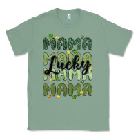 Sage lucky mama Classic Tee - MaliasSmallBusiness