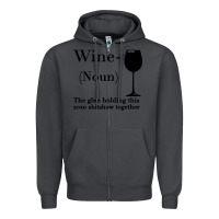 Smoke Wine The glue holding this 2020 shitshow together Zipper Hoodie - Bettercallsaul