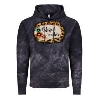 Cloud Black Blessed Teacher Vintage Hoodie - Jasminsmagicworld