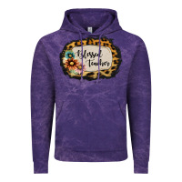 Cloud Purple Blessed Teacher Vintage Hoodie - Jasminsmagicworld