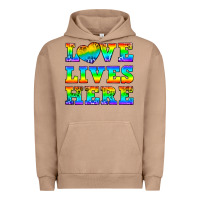 Pigment Burro Western Love Lives Here Urban Hoodie - BundleAndBundleShop