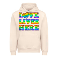 Sandshell Western Love Lives Here Urban Hoodie - BundleAndBundleShop