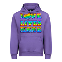 Tulip Western Love Lives Here Urban Hoodie - BundleAndBundleShop