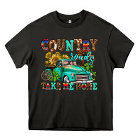 Asphalt country roads take me home Heavy Core Tee - AdoDesignShop