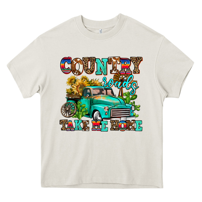 Country Roads Take Me Home Heavy Core Tee by AdoDesignShop | Teevron