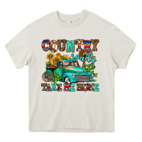 Cream country roads take me home Heavy Core Tee - AdoDesignShop