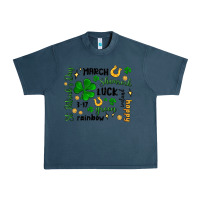 Midnight Navy st. patricks day doodle Urban Heavy Tee - MaliasSmallBusiness