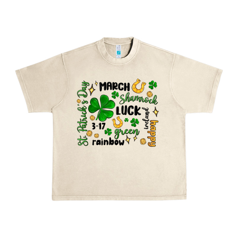 St. Patricks Day Doodle Urban Heavy Tee by MaliasSmallBusiness | Teevron