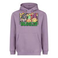 Lavender soccer gnomies Heavyweight Hoodie - HowdyJamesFarm