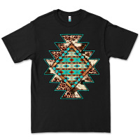Black cowhide leopard gemstone aztec Premium Tee - JahusDesignShop