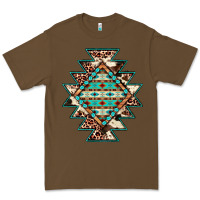 Cacao cowhide leopard gemstone aztec Premium Tee - JahusDesignShop