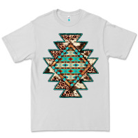 Dove Grey cowhide leopard gemstone aztec Premium Tee - JahusDesignShop