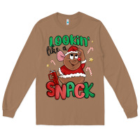 Toasted Coconut lookin' like a snack christmas character Long Sleeve Tee - MaliasSmallBusiness