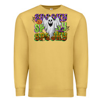Antique Gold spooky spooky spooky Premium Sweatshirt - CowGirlArtShop