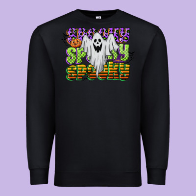 Spooky Spooky Spooky Premium Sweatshirt Designed By Cowgirlartshop