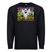 Black spooky spooky spooky Premium Sweatshirt - CowGirlArtShop