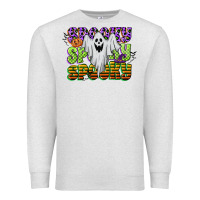 Oatmeal Heather spooky spooky spooky Premium Sweatshirt - CowGirlArtShop