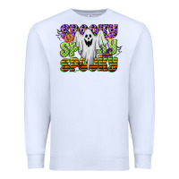 White spooky spooky spooky Premium Sweatshirt - CowGirlArtShop