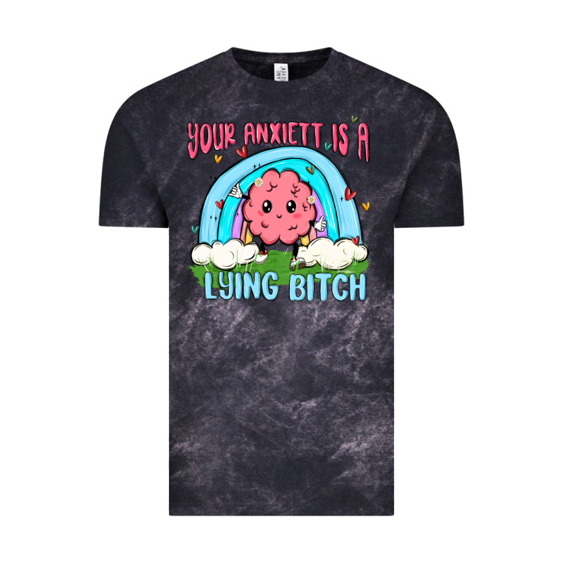 Your Anxıett Is A Lying Bitch Malia Vintage Tee by MaliasSmallBusiness | Teevron