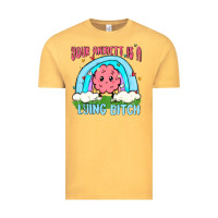 Vintage Mustard your anxıett is a lying bitch malia Vintage Tee - MaliasSmallBusiness