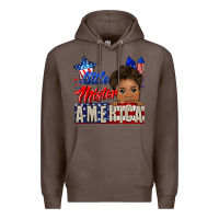 Coffee little mister america black boy Premium Hoodie - CowGirlArtShop