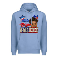 Colony Blue little mister america black boy Premium Hoodie - CowGirlArtShop