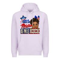 Lilac little mister america black boy Premium Hoodie - CowGirlArtShop