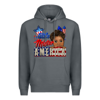 Rock little mister america black boy Premium Hoodie - CowGirlArtShop