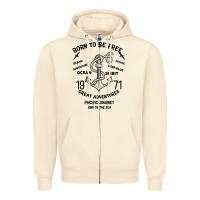 Sandshell Born To Be Free Sea Zipper Hoodie - Bettercallsaul