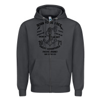 Smoke Born To Be Free Sea Zipper Hoodie - Bettercallsaul