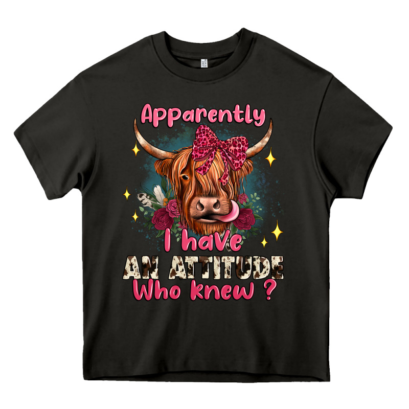 Apparently I Have An Attitude Who Knew Heavy Core Tee by JahusDesignShop | Teevron